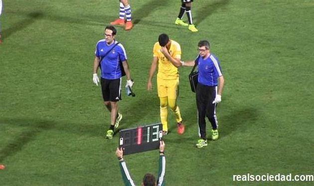 Сосьедад потерял вратаря на три месяца