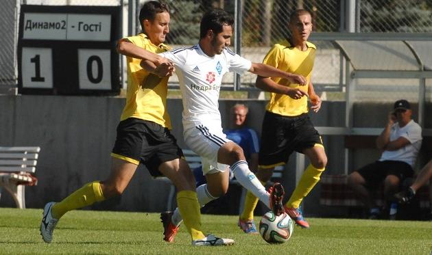 Атакует один из героев матча Исраилов, фото fcdynamo.kiev.ua