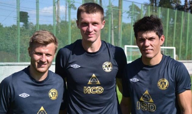 Виталий Федотов, Артем Путивцев и Альдо Адорно, фото metallurg.donetsk.ua