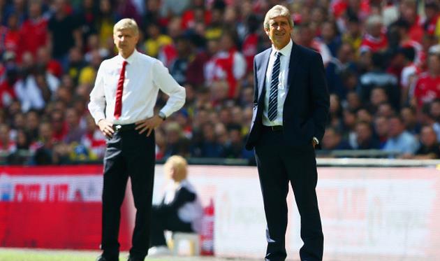 Арсен Венгер и Мануэль Пеллегрини, Getty Images