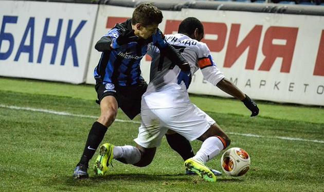 Фернандо вывел Шахтер вперед, фото Дмитрия Тимофеева, Football.ua