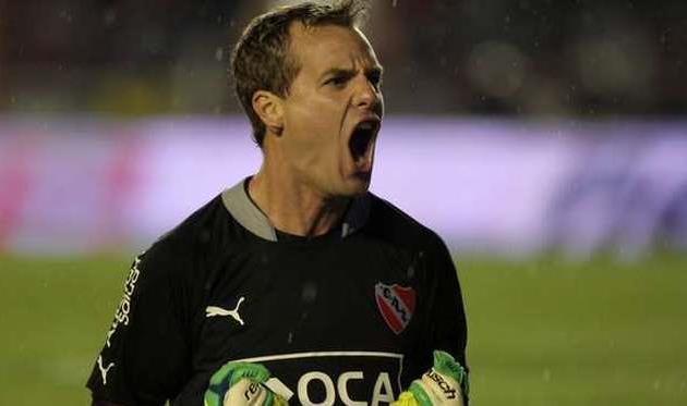 Вратарь Индепендьенте Диего Родригес, ole.com.ar