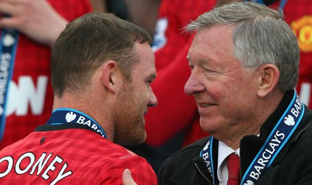 Уэйн Руни и сэр Алекс, Getty Images