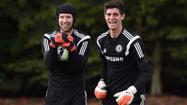 Петр Чех и Тибо Куртуа, chelseafc.com