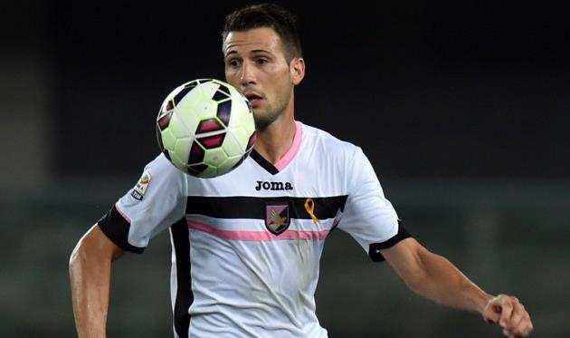 Франко Васкес открыл счет, а также имел несколько возможностей увеличить преимущество Палермо, Getty Images