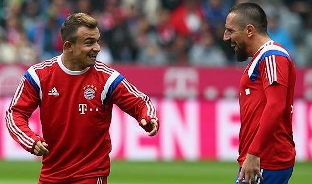 Шакири и Рибери, Getty images