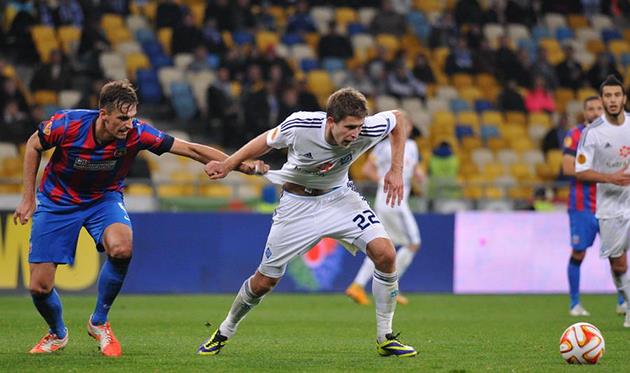 Артем Кравец в матче против Стяуа, фото Ильи Хохлова, Football.ua