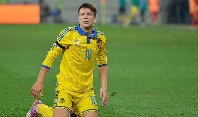 Евгений Коноплянка. © БОГДАН ЗАЯЦ, Football.ua