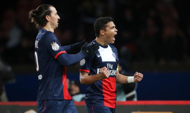 Златан и Тиаго Силва, Getty Images