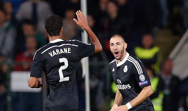 Рафаэль Варан и Карим Бензема, Getty Images