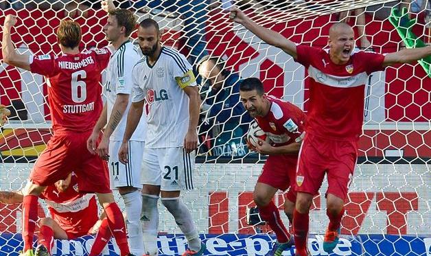 Швабы отыграли отставание в три мяча, фото getty images