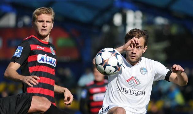 Игорь Пластун (слева), фото И.Хохлова, Football.ua