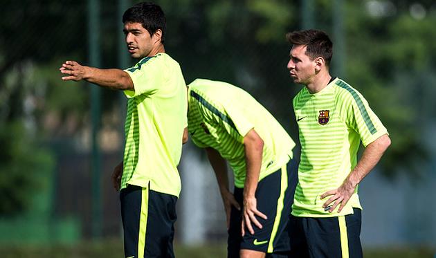 Луис Суарес и Лионель Месси, Getty Images