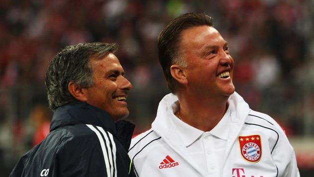 Моуриньо и ван Гаал, skysports.com