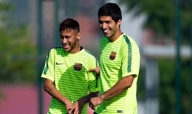 Неймар и Луис Суарес, Getty Images