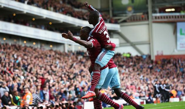 Вест Хэм после гола в ворота Ман Сити, Getty Images