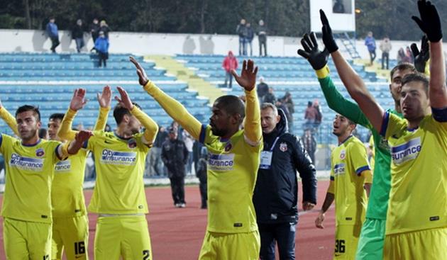Стяуа после победы над Яссы, steauafc.com