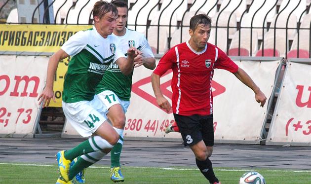 Сергей Нудный (справа), фото fcgornyak.dp.ua