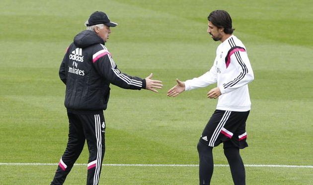 Анчелотти и Хедира, as.com