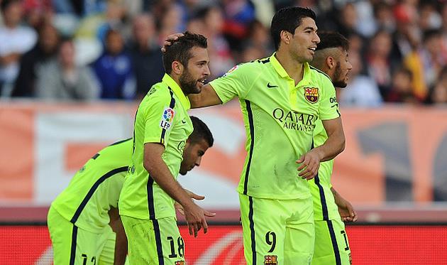 Хорди Альба и Луис Суарес, Getty Images