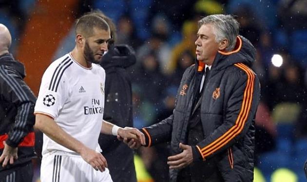 Бензема и Анчелотти, marca.com