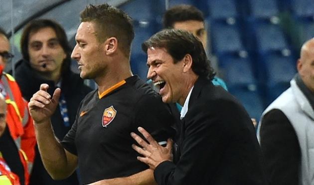 Франческо Тотти и Руди Гарсия, фото Getty Images