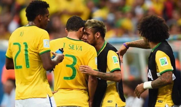Тиаго Силва не в обиде на Неймара, Getty Images
