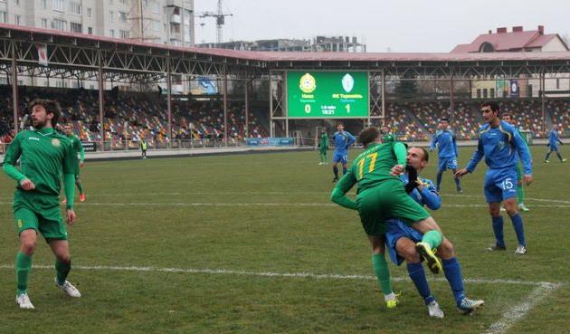 Тернопольское дерби в этом сезоне принесло восемь голов в двух матчах, фото fc.ternopil.ua