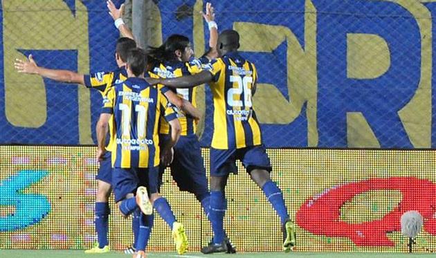 Ликование Росарио Сентраль, telam.com.ar