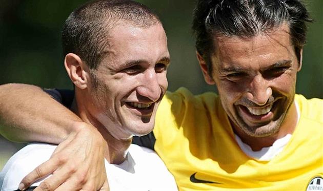 Кьеллини и Буффон, juventus.com