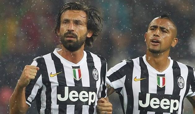 Пирло и Видаль, Getty Images