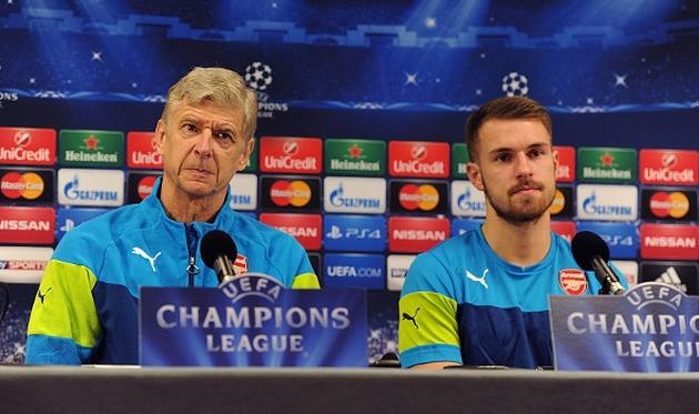 Арсен Венгер и Аарон Рэмси, Getty Images