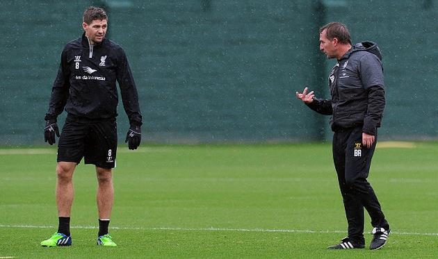 Стивен Джеррард и Брендан Роджерс, Sky Sports