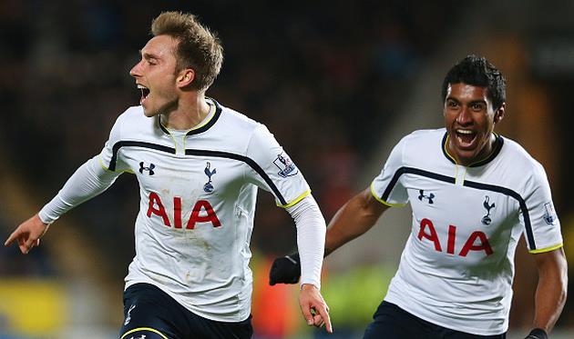 Кристиан Эриксен и Паулиньо, Getty Images