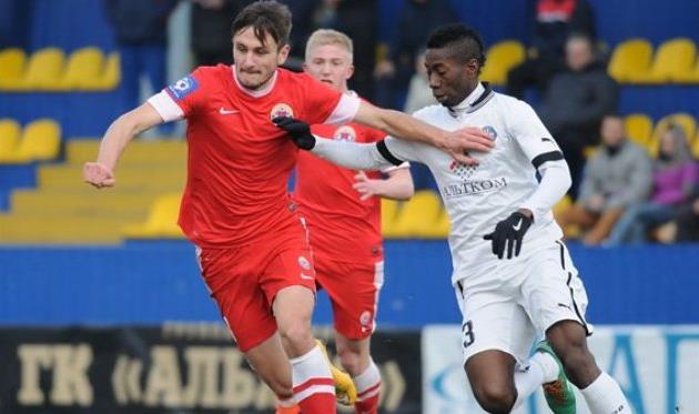 Андрей Тотовицкий в матче с Олимпиком, фото Football.ua