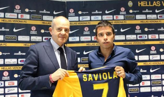 Хавьер Савиола (справа), veronasport.it