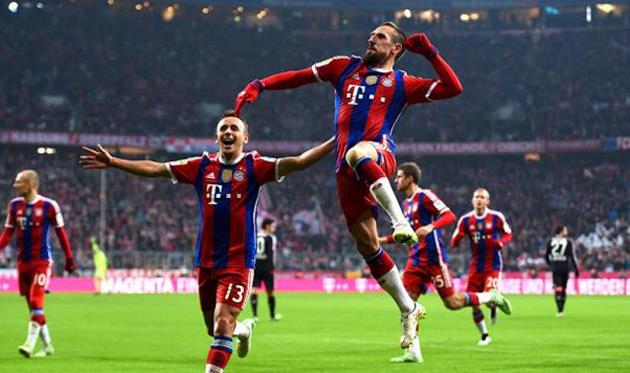 Рибери провел 100-й гол за Баварию, фото getty images