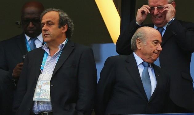 Платини не поддерживает Блаттера, Getty Images