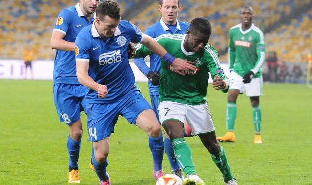 Артем Федецкий против Макса-Алена Граделя, фото И.Хохлова, Football.ua