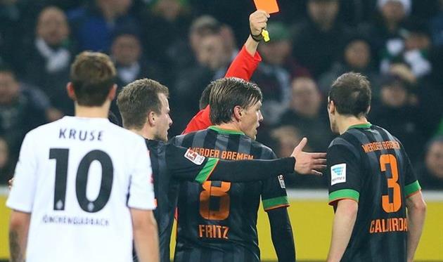 Вдесятером Вердер потерял шансы отыграться, фото getty images