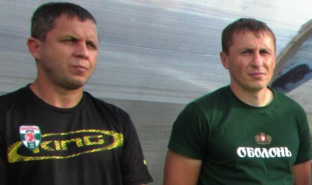 Сергей Солдатов (слева) и его помощник Олег Мазуренко, фото Артура Валерко, Football.ua