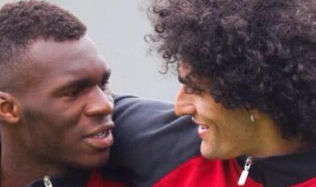 Кристиан Бентеке и Маруан Феллаини, фото Twitter