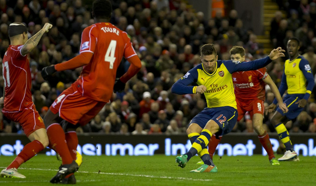 Так Жиру забил второй гол команды, Getty Images