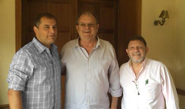 Диего Агирре (слева), internacional.com.br