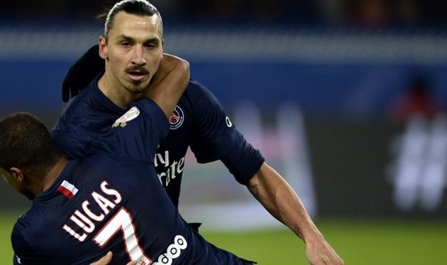 Златан Ибрахимович и Лукас Моура, Getty Images