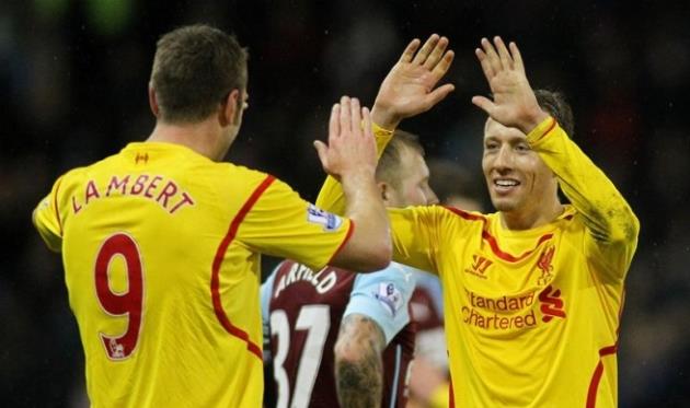 Рики Ламберт и Лукас Лейва, фото Action Images