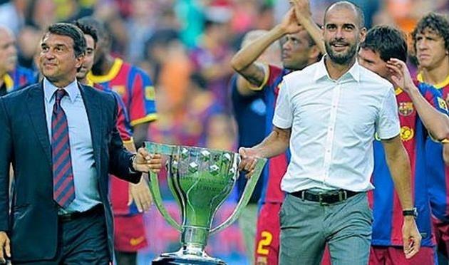 Жоан Лапорта и Хосеп Гвардиола, sport1.de