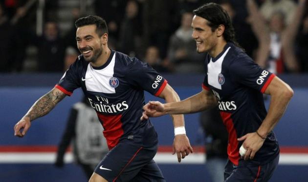 Эсекьель Лавесси и Эдинсон Каванни, фото Lequipe