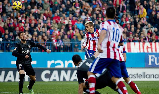 Антуан Гризманн забивает второй гол, Getty Images