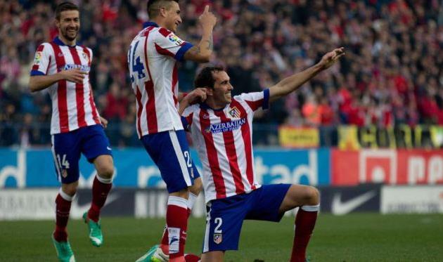 Диего Годин празднует гол в ворота Леванте, фото As